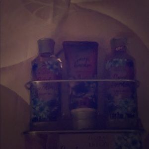 Cream bath,body lotion,shower gel with bath washer